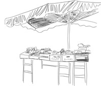 Stand de marché